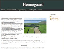 Tablet Screenshot of henne-gaard.dk